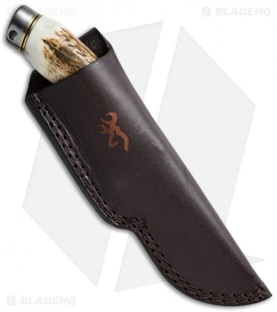 Browning Non-Typical Skinning Hunting Knife Stag (3" Satin) 322424 - Image 2