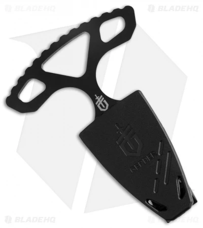 Gerber Uppercut Push Dagger Fixed Blade Knife (2" Black) - Image 2