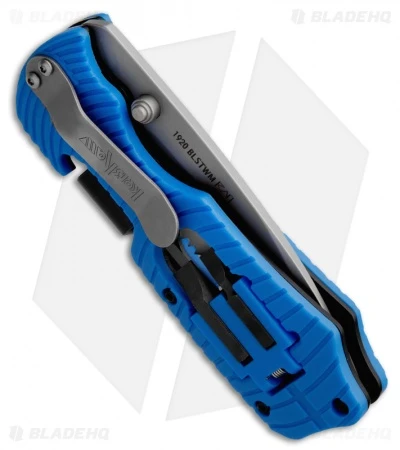 Kershaw Select Fire Knife Blue Multi-Tool (3.375" Bead Blast Plain) 1920BLSTWM - Image 2
