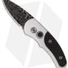 Pro-Tech Damascus Custom Runt J4 Automatic Knife W/ Carbon Fiber 4400-D