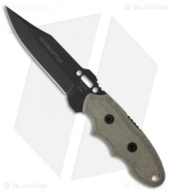 TOPS Knives Interceptor #351 River Hunter Knife Fixed Blade (4" Plain)